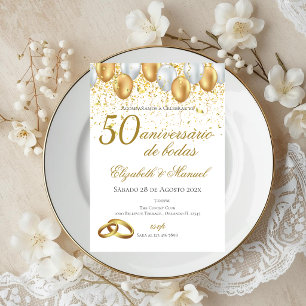 50th Anniversary invitation