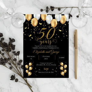 50th anniversary invitation