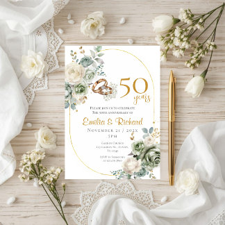 50th anniversary invitation