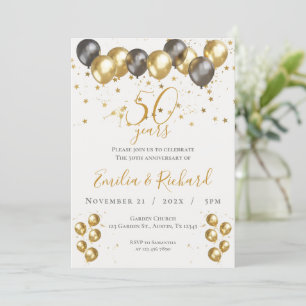 50th anniversary invitation