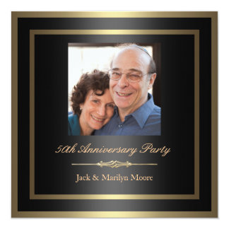 50th Anniversary Invitation - Photo
