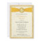 50th Anniversary Invitations- Gold Monogram