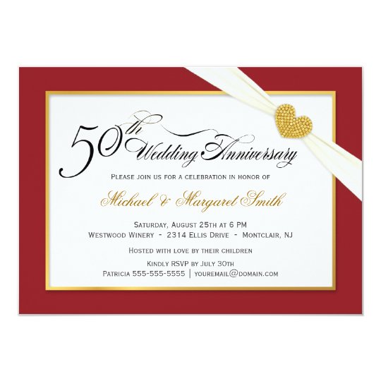 Italian 50Th Wedding Anniversary Invitations 3