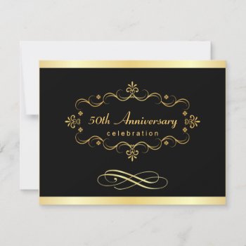 50th Anniversary Invitations - Special Bargain by SquirrelHugger at Zazzle