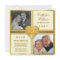 50th Anniversary Ivory Gold Photo Invitations