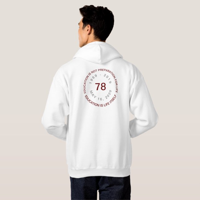 50th Anniversary Men's Customizable Sweatshirt (Back Full)