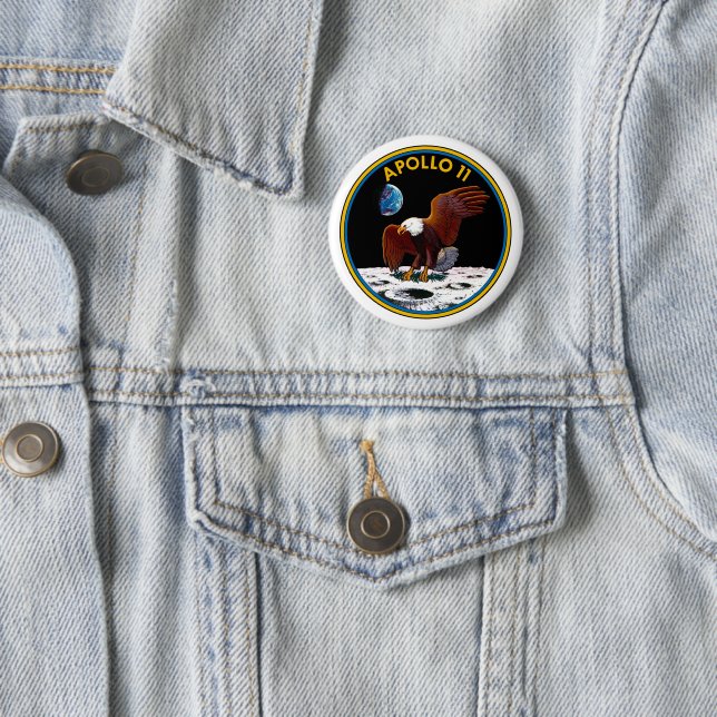 50th Anniversary Moon Landing, Apollo 11 insignia: Button (In Situ)