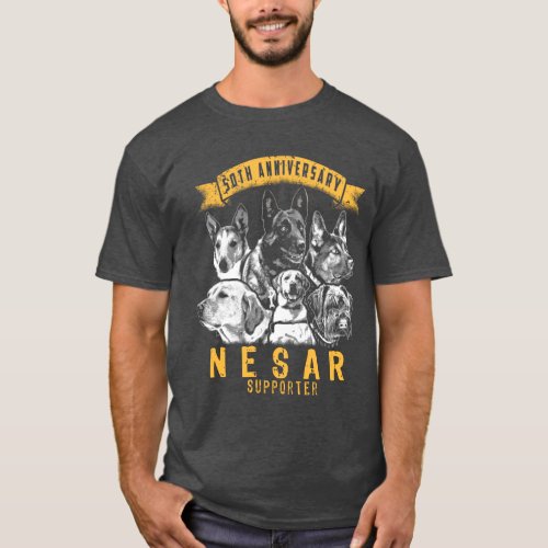 50th Anniversary NESAR K9 T_shirt