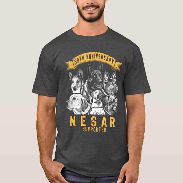 50th Anniversary NESAR K9 T-shirt (Front)