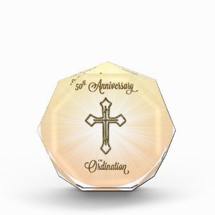50th Anniversary of Ordination, Gold Cross on Star Award