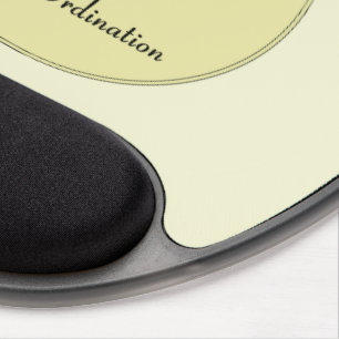 50th Anniversary of Priest with Embossed Cross Gel Mouse Pad