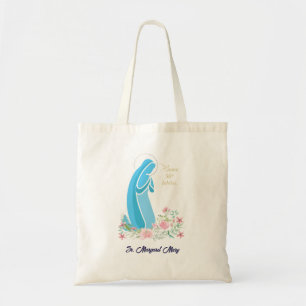 50th Anniversary of Religious Life Nun Pink Flower Tote Bag