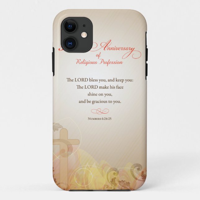 50th Anniversary of Religious Profession, Nun Case-Mate iPhone Case (Back)