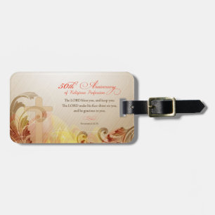 50th Anniversary of Religious Profession, Nun Luggage Tag