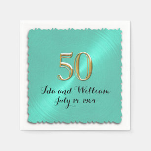 50th Anniversary Paper Napkins