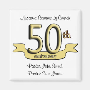 50th Anniversary Party Favors Magnet