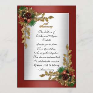 50th anniversary party for parents invitation