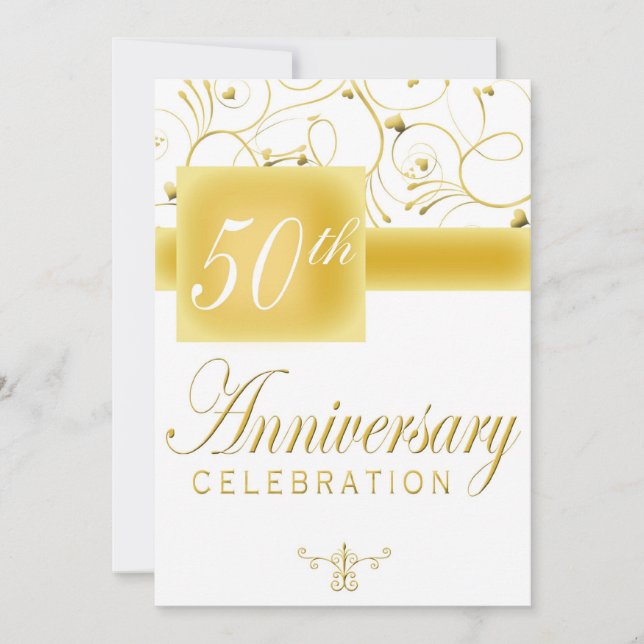 50th Anniversary Party Invitation (Front)