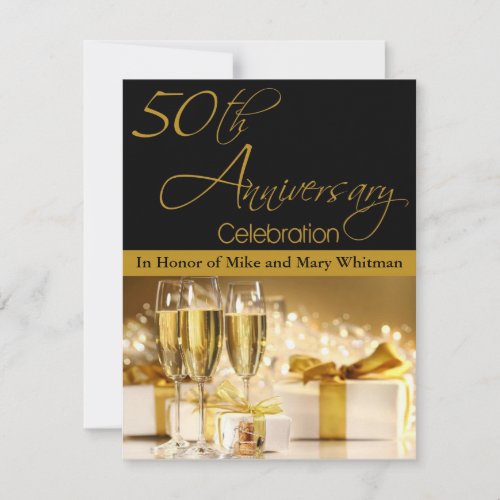 50th Anniversary Party Invitation