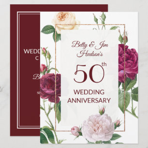 50th Anniversary Party Invitation