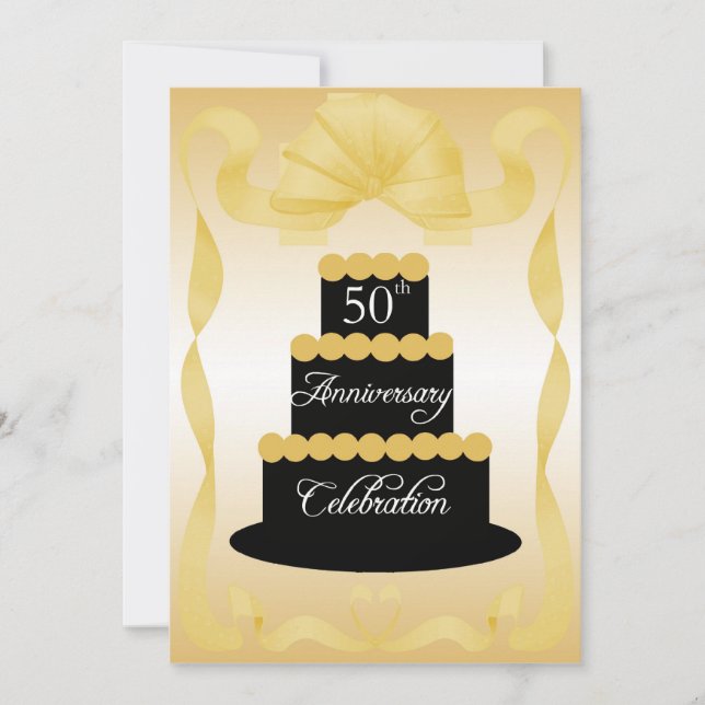 50th Anniversary Party Invitation (Front)