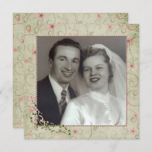 50th Anniversary Party with Photo Invitation