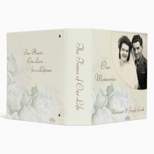 50th Anniversary _ Personalized Photo Album Binder