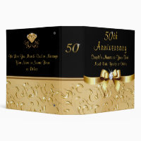 50th Anniversary Photo Album Binder, Personalized