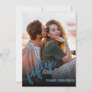 50th Anniversary Photo Invitation – Any Year