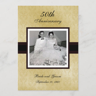 50th Anniversary Photo Invitations