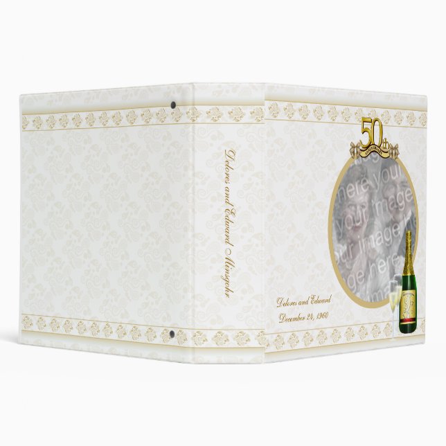 50th Anniversary Photo Keepsake Binder (Background)