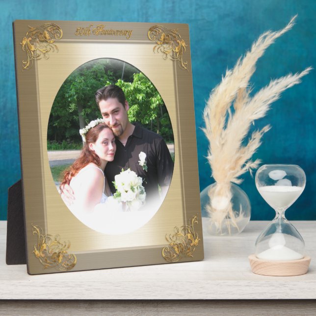 50th anniversary photo plaque (Side)