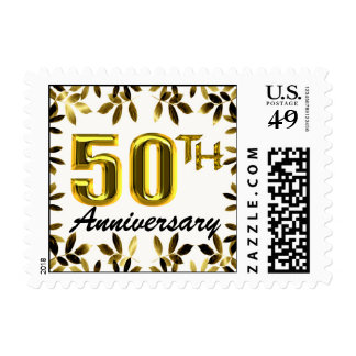 50th Anniversary Postage Stamps | Zazzle