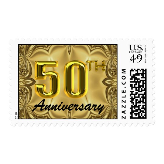 50th Anniversary Postage Stamp | Zazzle