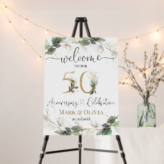 50th anniversary poster Welcome Sign