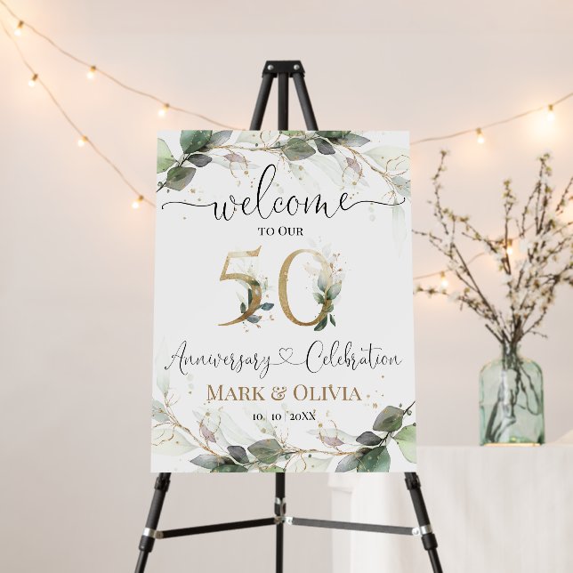 50th anniversary poster Welcome Sign (In Situ (Stand))