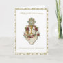 50th Anniversary Priest Elegant Chalice Floral Card