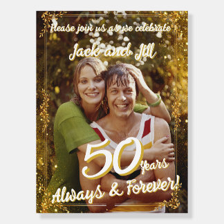 50th Anniversary Sign Foam Boards
