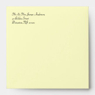 50th Anniversary Square Invitation Envelopes