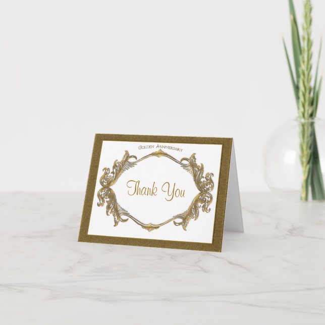 50th Anniversary Thank You Card (Front)