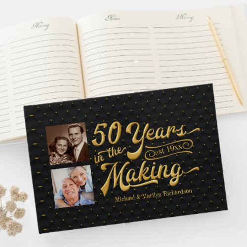 50th Anniversary Then  Now Photos Guest Book