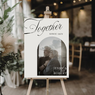 50th Anniversary Together Since Wedding Sign