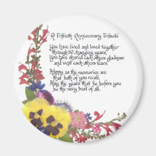 50th Anniversary Tribute Magnet