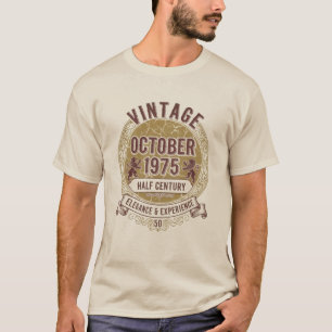 50th Anniversary Vintage October 1975 –Exception T-Shirt