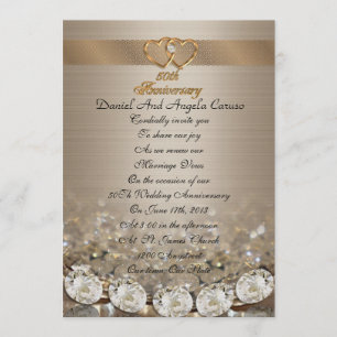 50th Anniversary vow renewal Invitation