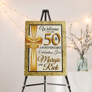 50th Anniversary Welcome sign