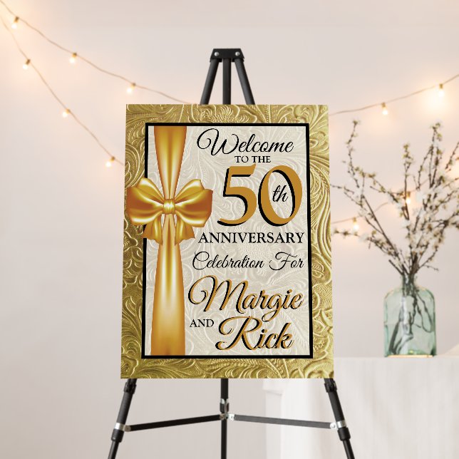 50th Anniversary Welcome sign (In Situ (Stand))