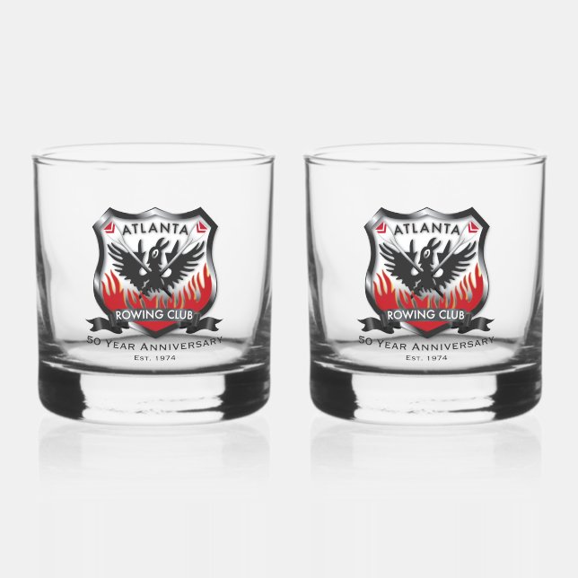 50th Anniversary Whiskey Glass (Front)