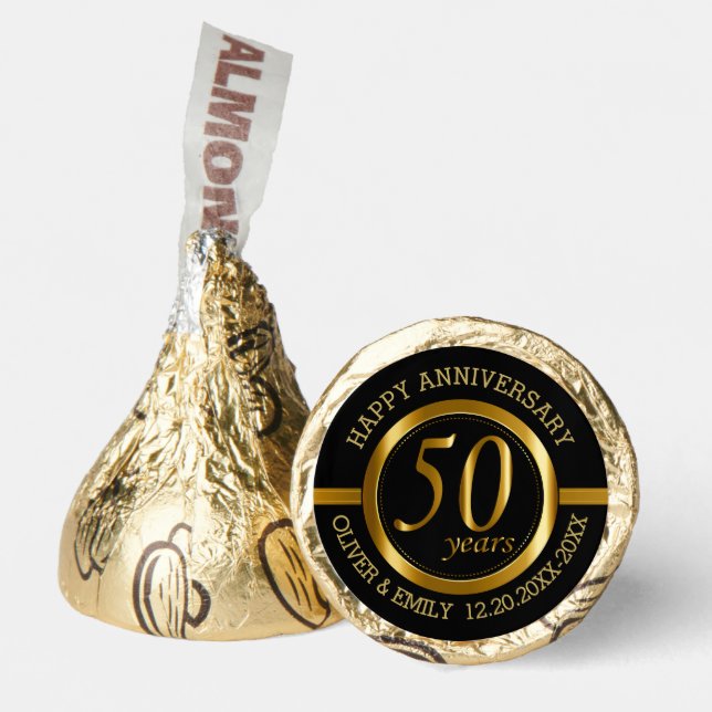 50th Anniversary Years Hershey®'s Kisses® (Front)