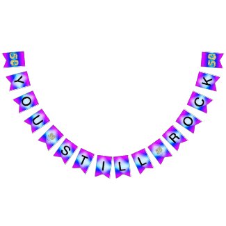 50th Anniversary You Still Rock Bunting Banner